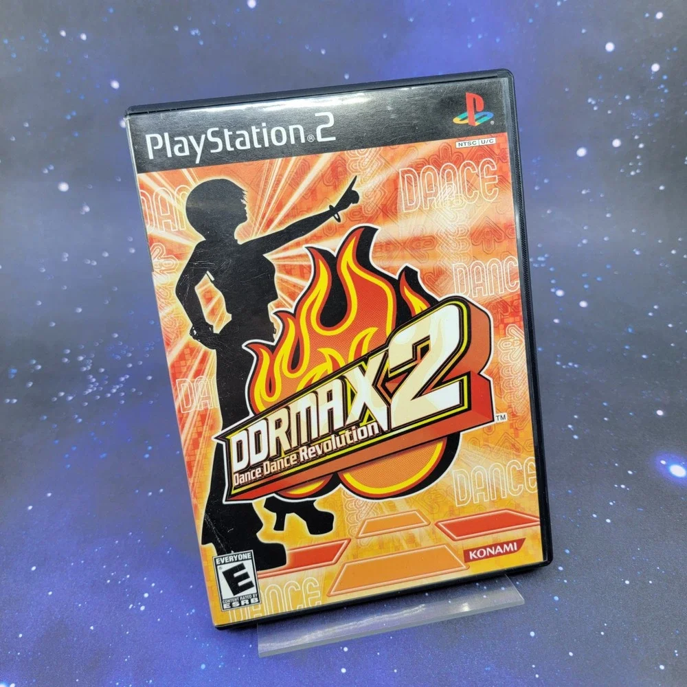 DDRMAX2 Dance Dance Revolution PS2 Konami PlayStation 2 Game SLUS-20711 CIB